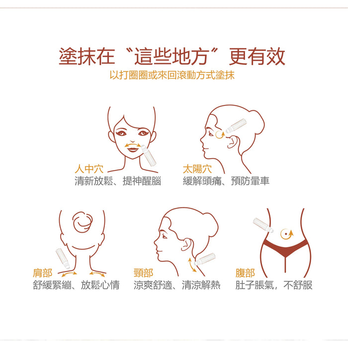 Sandalwood Yi Tiao Gen Essential Oil Roller 10ml